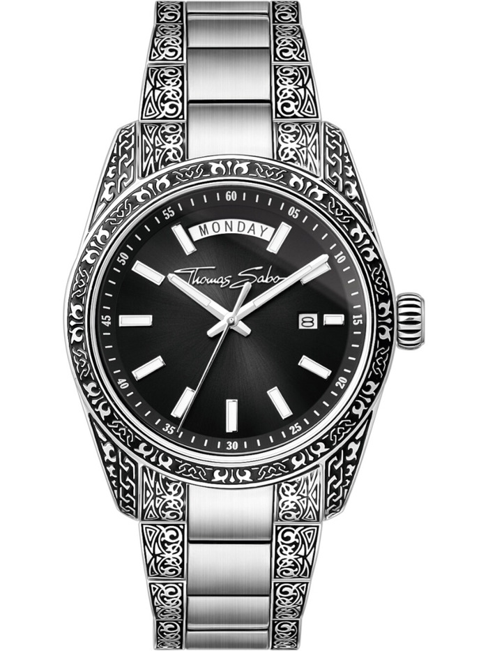 Thomas Sabo WA0438-201-203 Mens Watch Rebel At Heart Revive 40mm 5ATM 