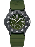 Luminox Original Navy Seal Roloi Batarias me Prasino Kaoutsouk Louraki XS.3013.EVO.S