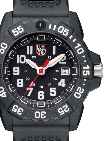 Luminox Navy Seal Ρολόι Μπαταρίας με Μαύρο Καουτσούκ Λουράκι XS.3501.F