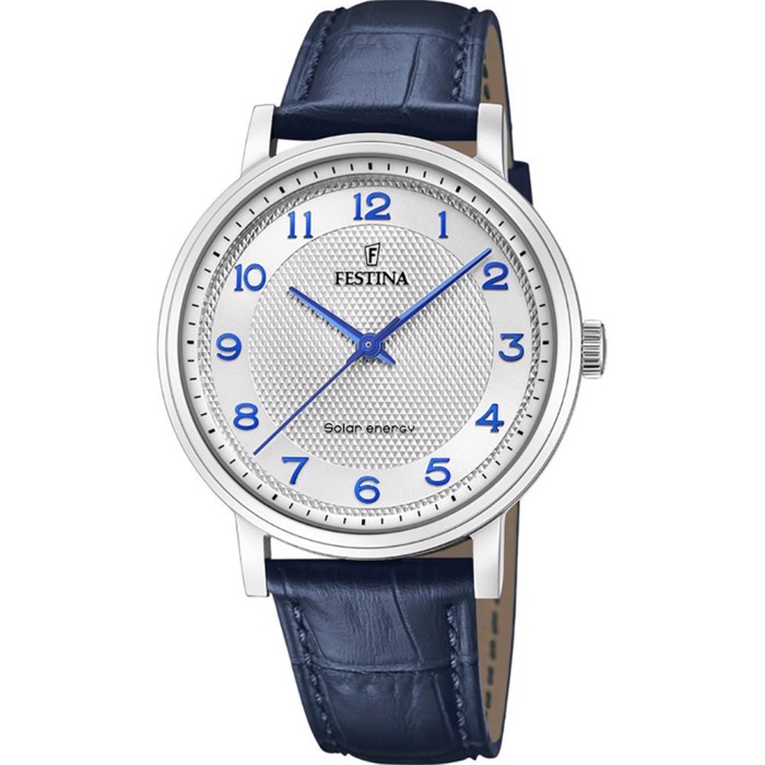 Festina Solar Energy Roloi Iliakis Energias me Ble Dermatino Louraki F20660/1