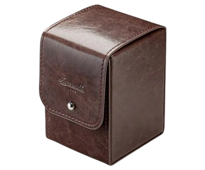 Ingersoll Varsity Dual Time Roloi Aftomato me Mavro Dermatino Louraki I15402