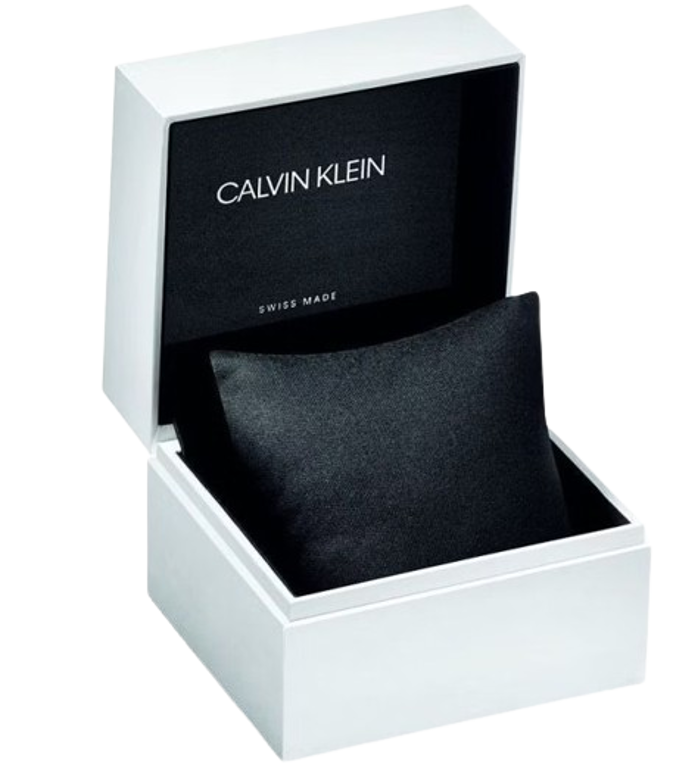 Calvin Klein Seamless Roloi Batarias me Roz Xruso Metalliko Brasele K8C2S616
