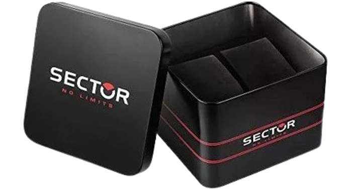 Sector Serie 790 Roloi Xronogafos Batarias me Mavro Metalliko Brasele R3273636002