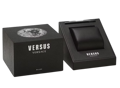 Versus by Versace Strandbank Crystals Roloi Batarias me Mavro Dermatino Louraki VSP572521