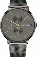Tommy Hilfiger Jenna Roloi Batarias me Ggri Metalliko Brasele 1781945