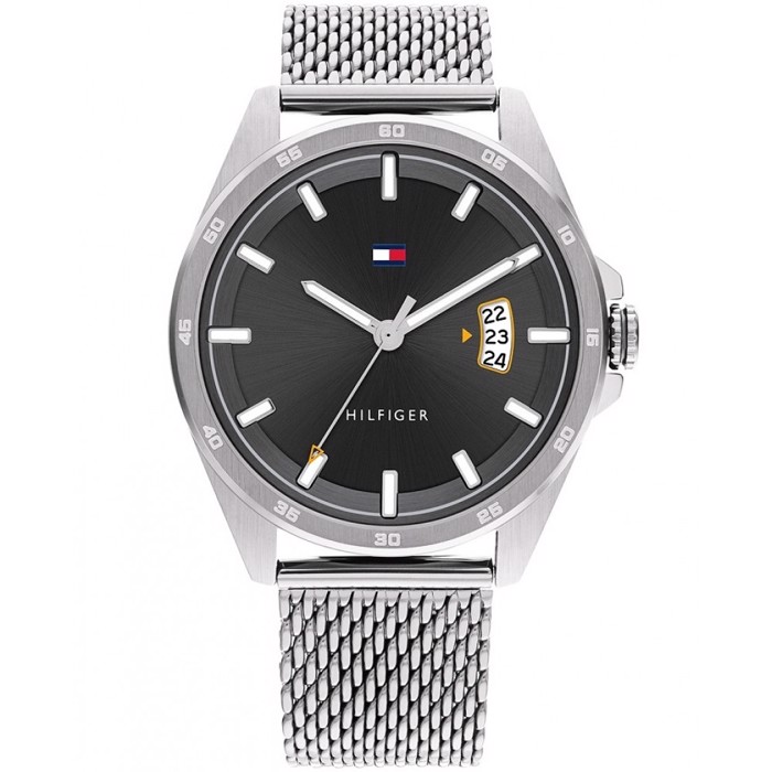 Tommy Hilfiger Carter Roloi Batarias me Asimi Metalliko Brasele 1791912